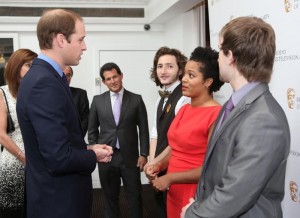 Prince WIlliam discussing producing with Rienkje